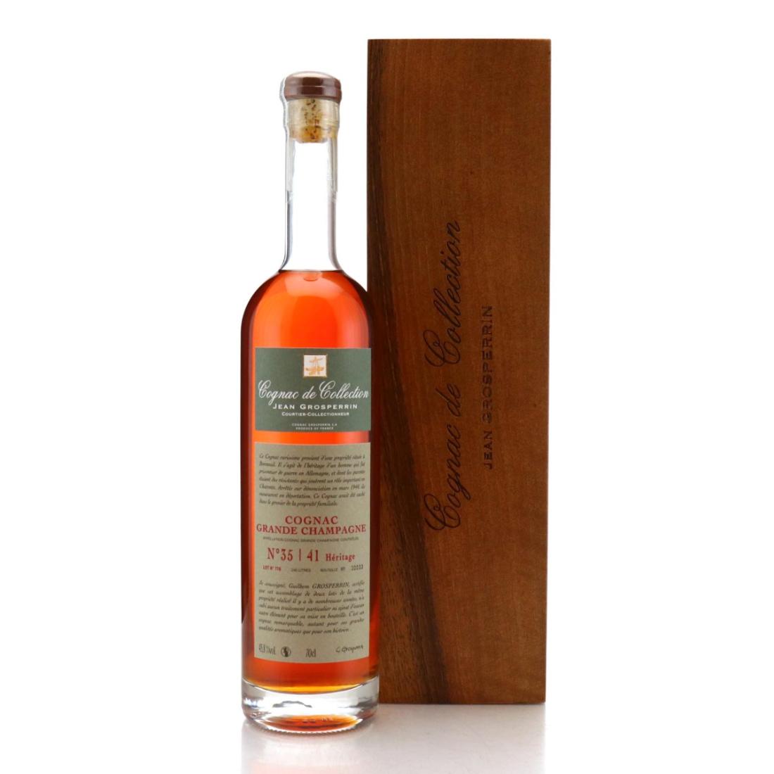 Jean Grosperrin No35 41 Grande Champagne Cognac Hritage Lot No778