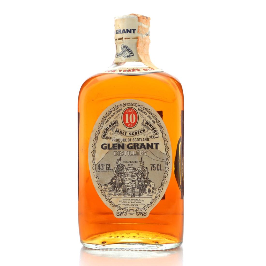 Glen Grant 10 Year Old, 1972, 43% whisky bottle