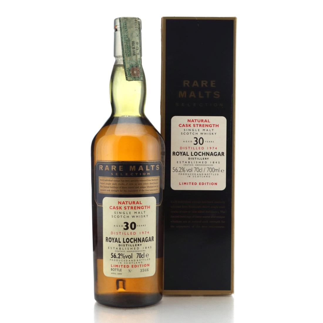 Royal Lochnagar Rare Malts Selection 30 Year Old, 2004, 56.2% whisky bottle