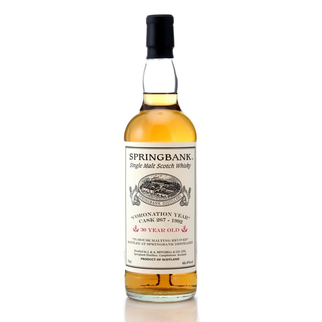 Springbank 1992 Coronation Year 30