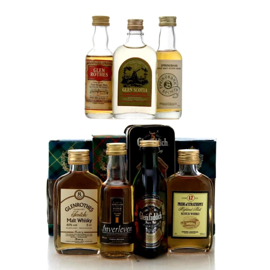 Single Malt Miniatures x 7 includes Springbank | Whisky Auctioneer