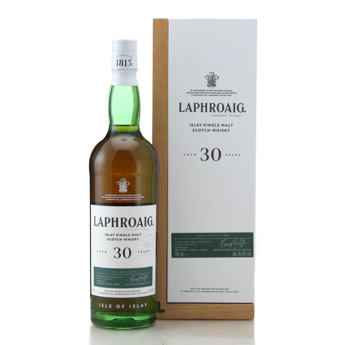 Laphroaig 30 Year Old 2024 Release