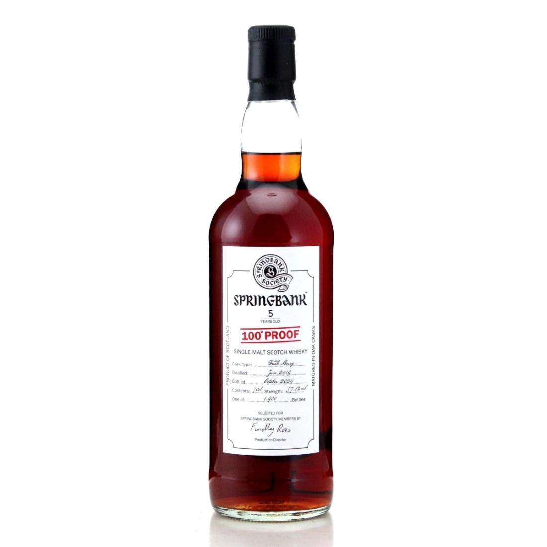 Image for Springbank 2019 100° Proof 5 Year Old