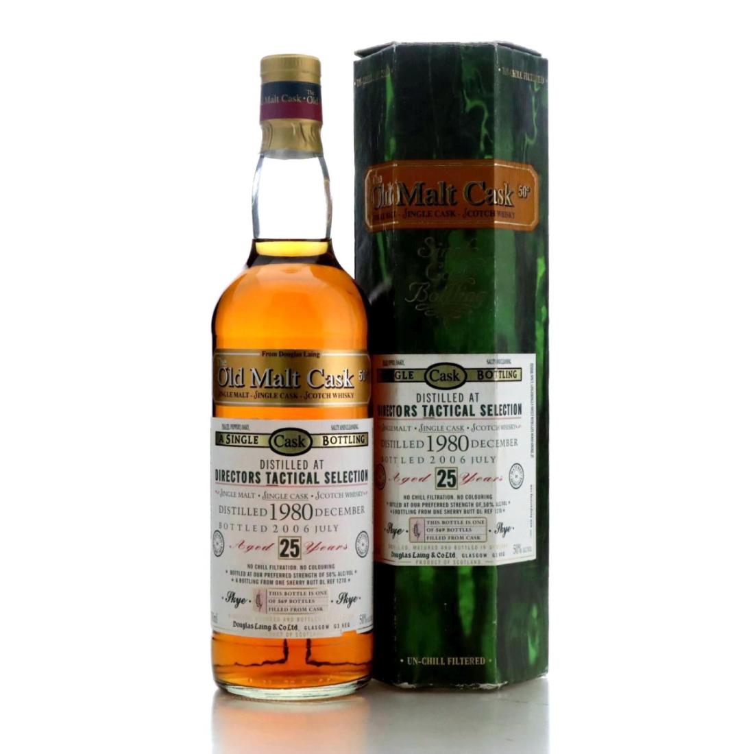 Talisker Directors Tactical Selection 1980 The Old Malt Cask 25 Year Old