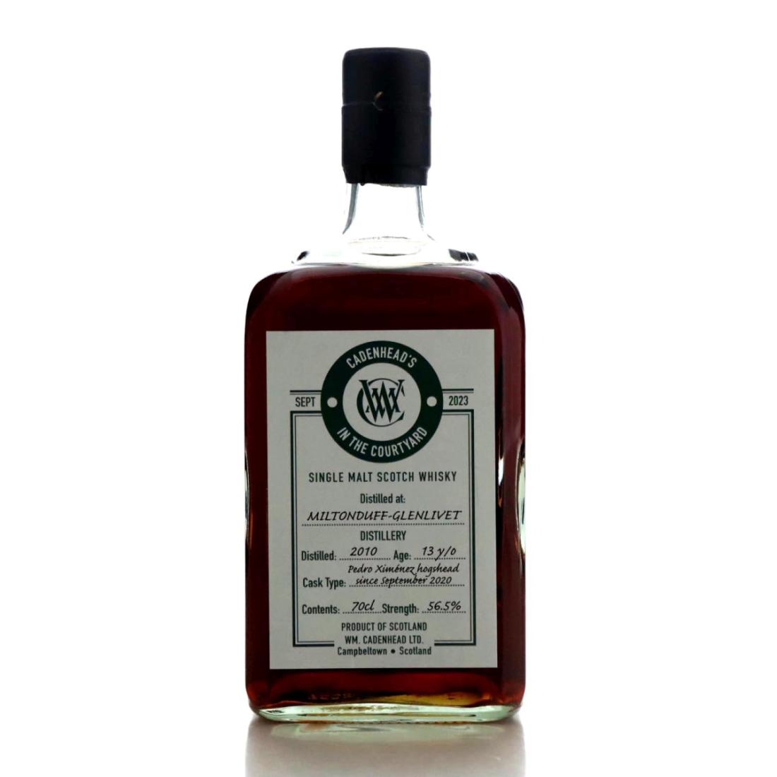 Miltonduff 2010 Cadenheads in the Courtyard 13 Year Old