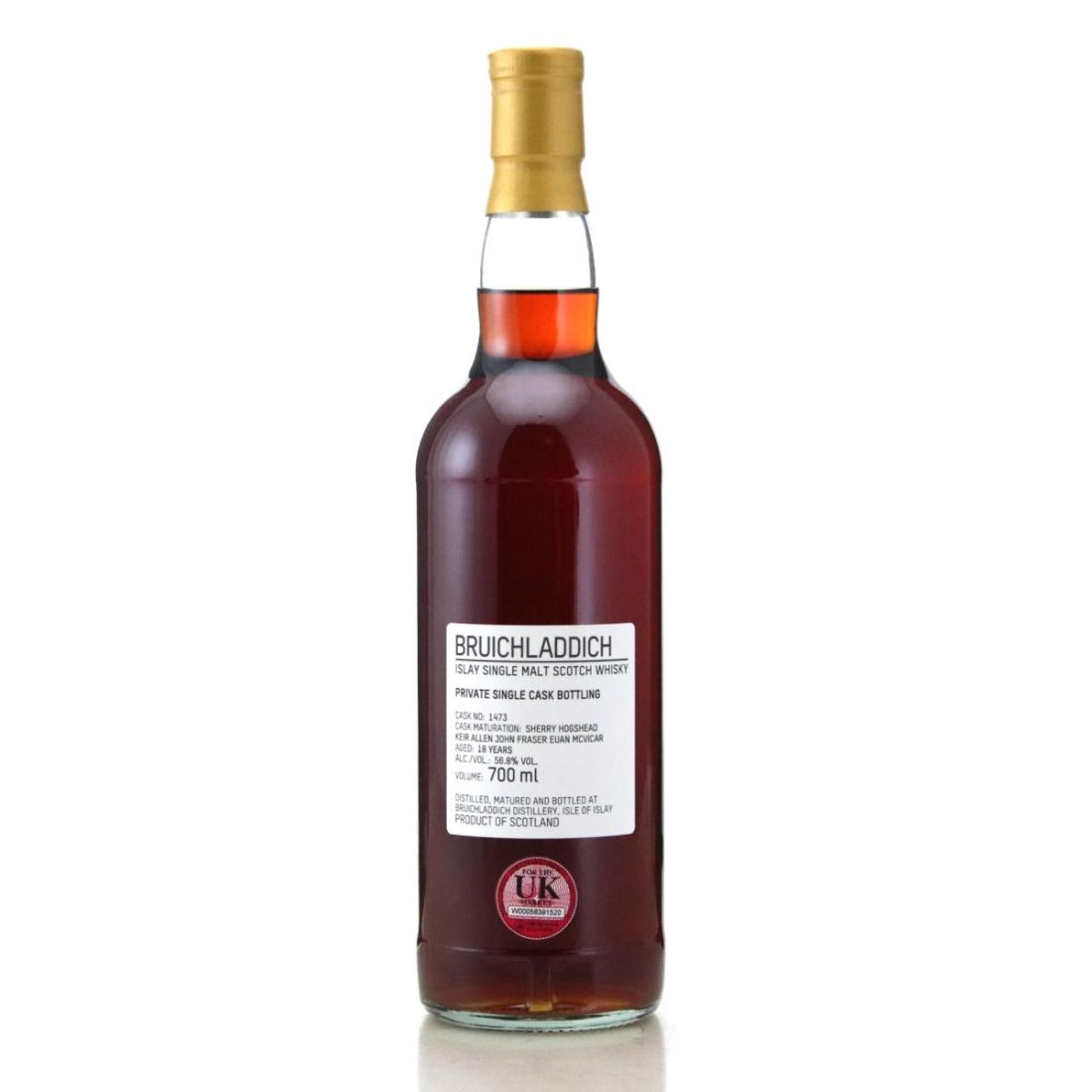Bruichladdich Private Single Cask Bottling 18