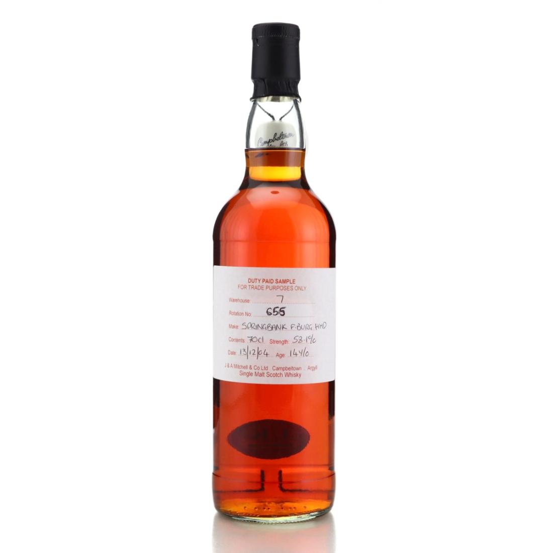 Springbank 2004 Duty Paid Sample 14 Fresh Burgundy Hogshead