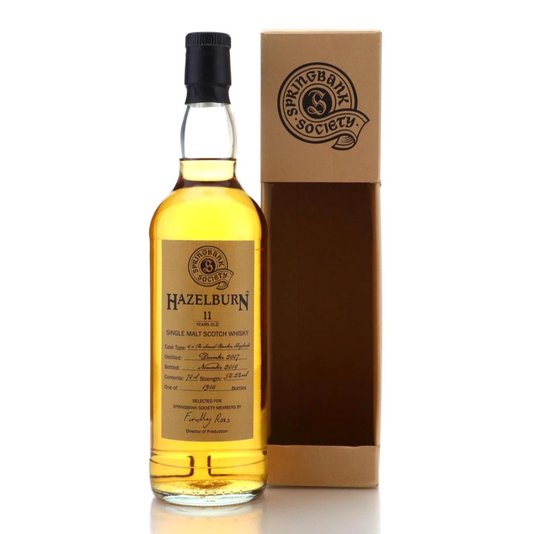 Hazelburn 2007 Springbank Society 11