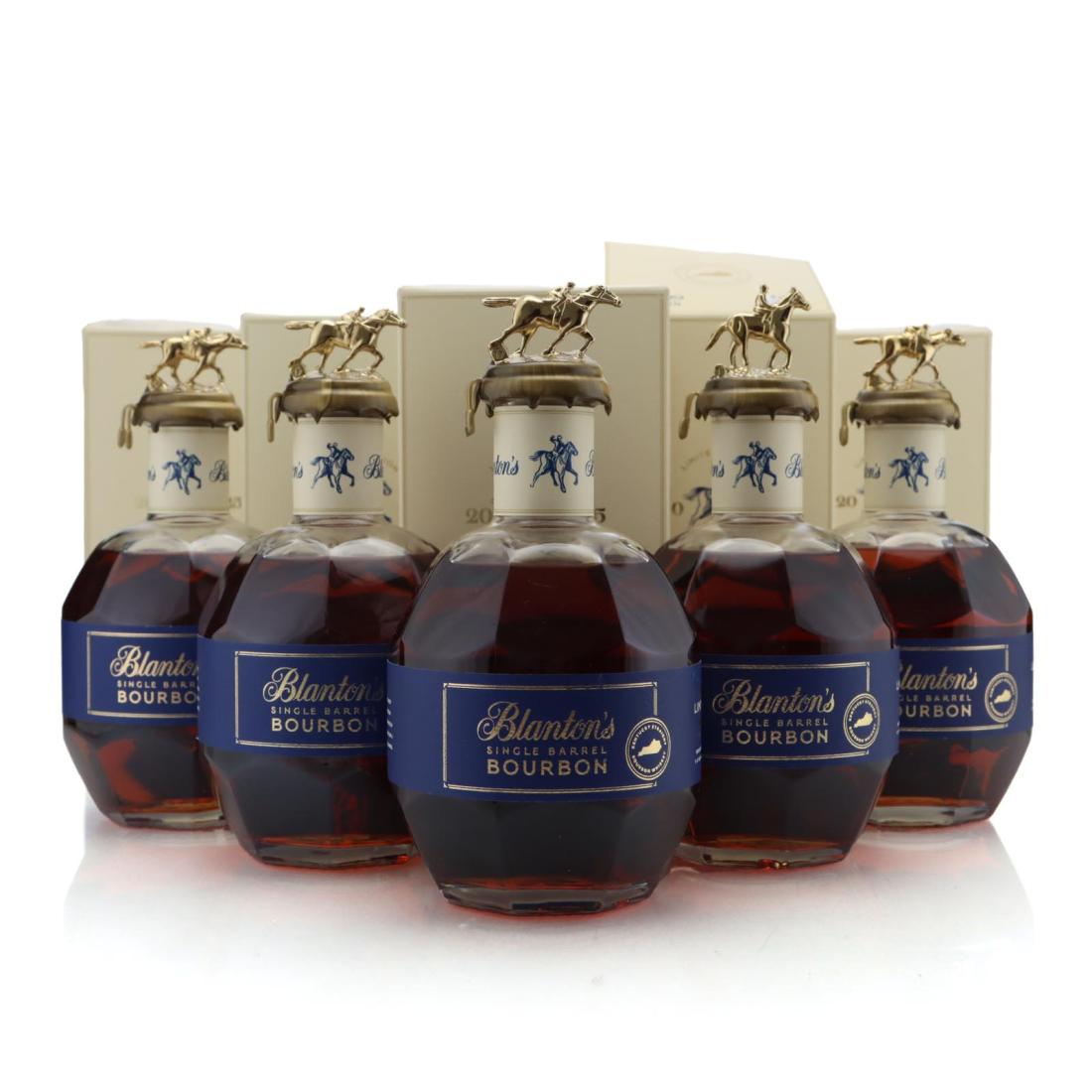 Blantons Single Barrel Bourbon 2025 Collection Itinraires x 5