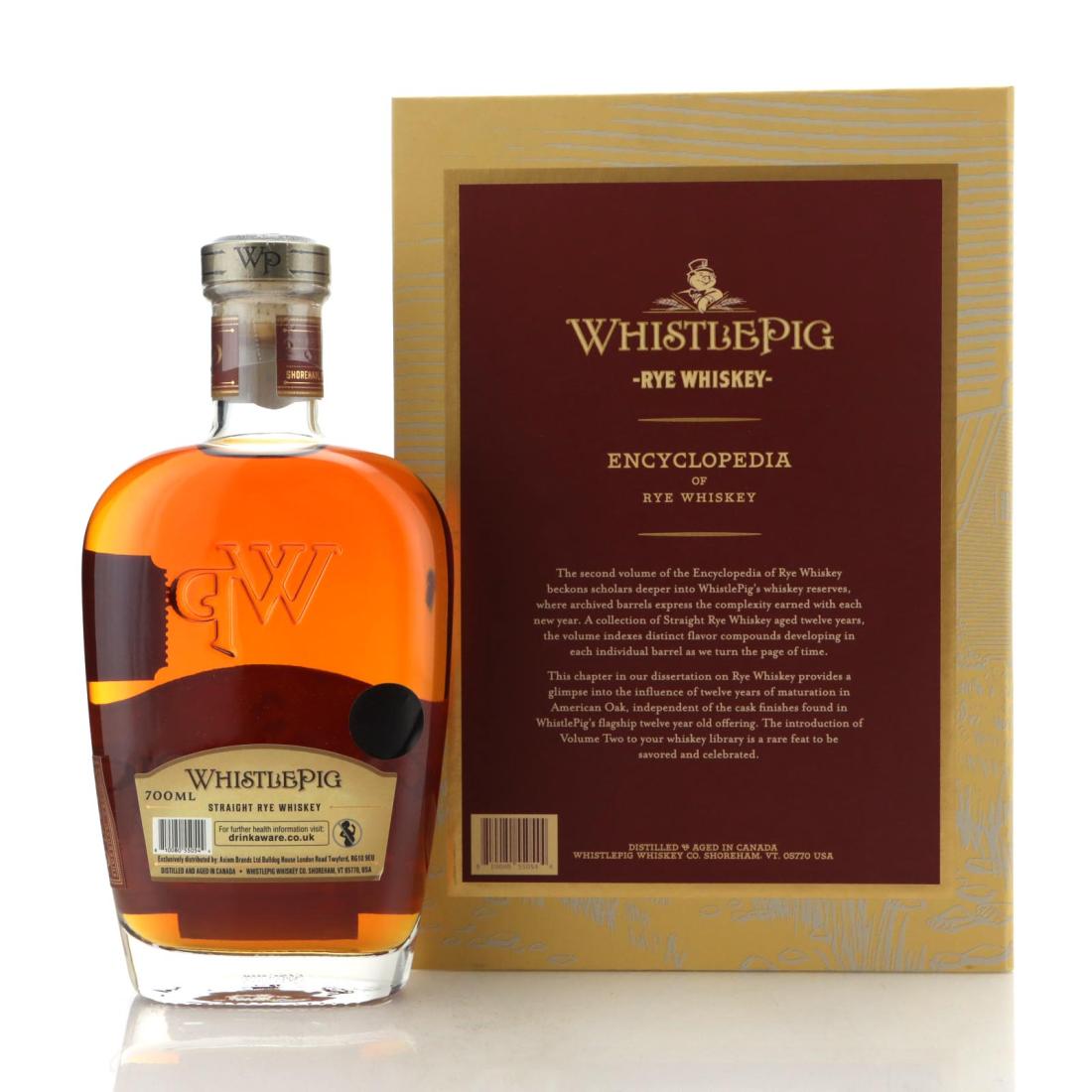 Whistlepig 12 Year Old Single Barrel Rye - Encyclopedia of Rye Vol. 2 ...