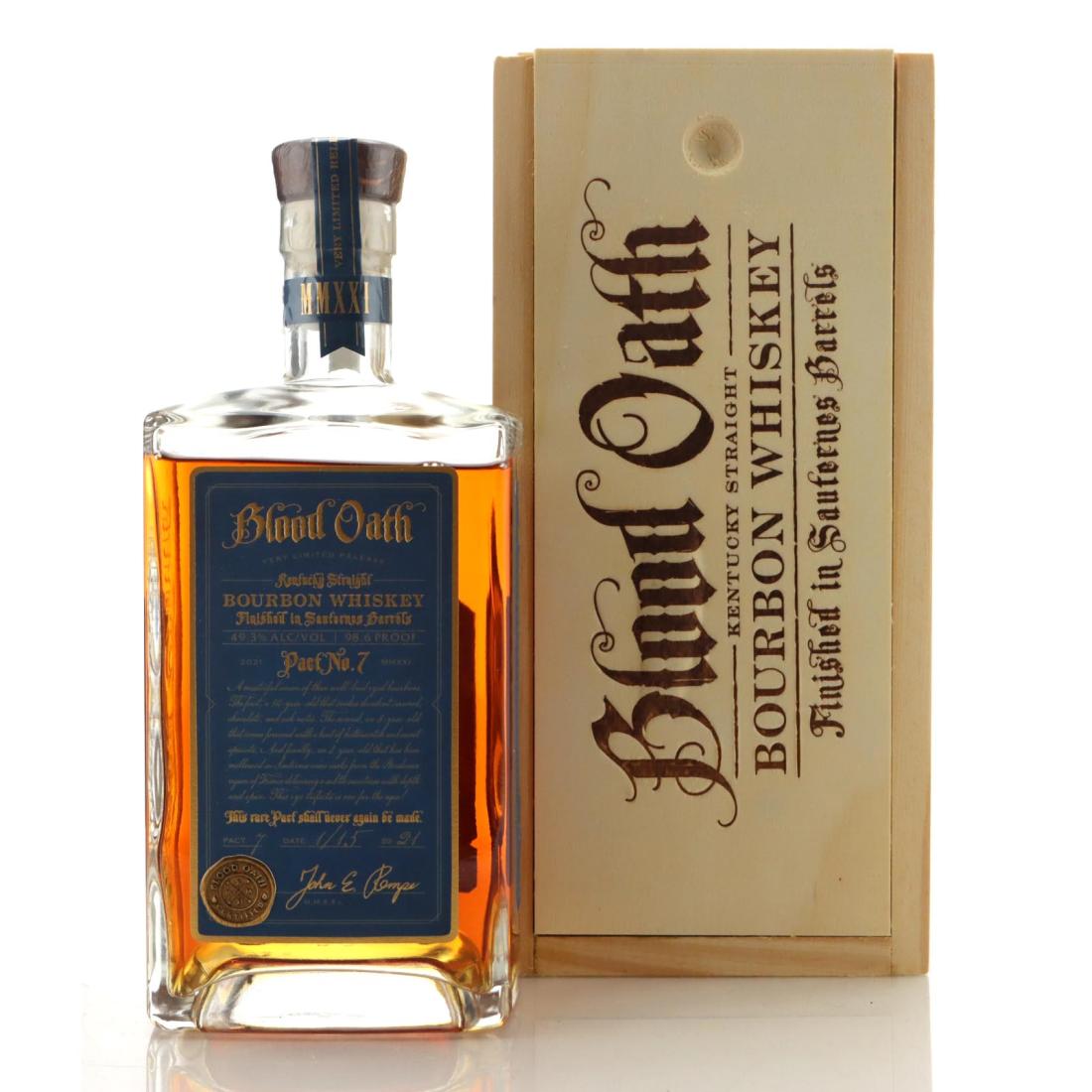 Blood Oath Pact No 7 Kentucky Straight Bourbon