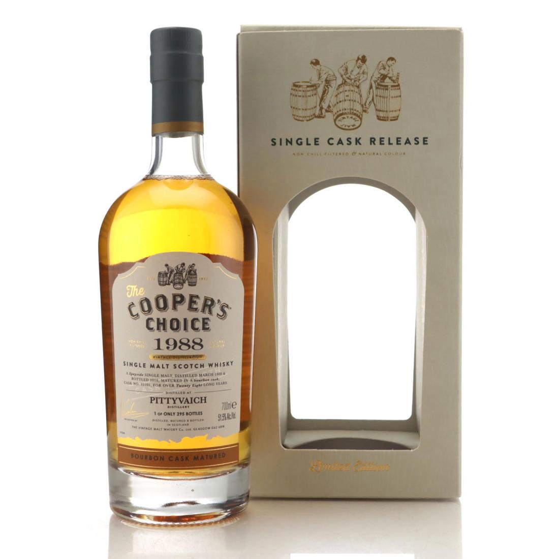Pittyvaich 1988 The Coopers Choice 28 Years Old