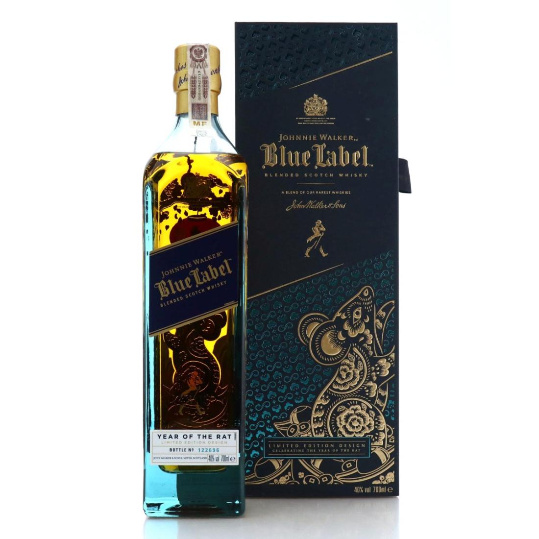 Johnnie Walker Blue Label Year of the Rat, Bourbon & Sherry Cask, 2020, 46%, 70cl whisky bottle