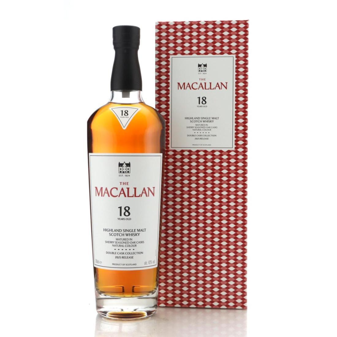 Macallan 18 Year Old Double Cask Collection 2025 Release Whisky ...