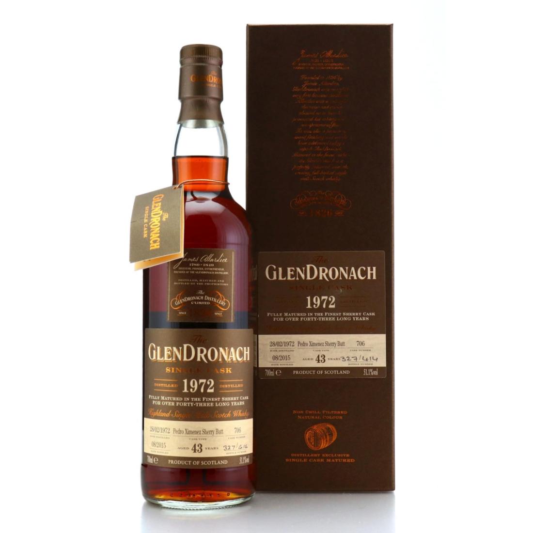 Glendronach 1972 Single Cask 43 Year Old