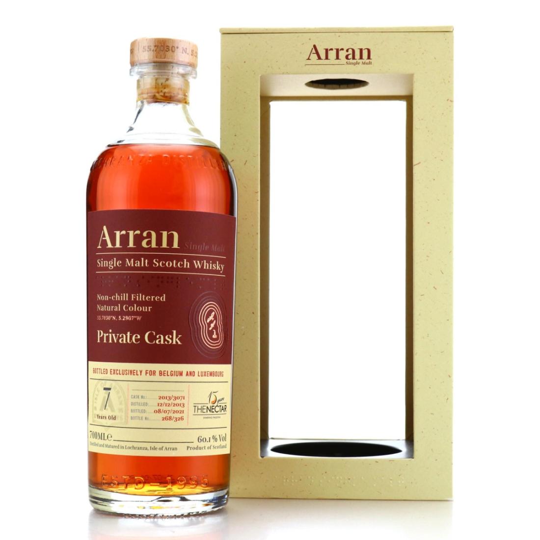 Arran 2013 Private Cask 7 Year Old