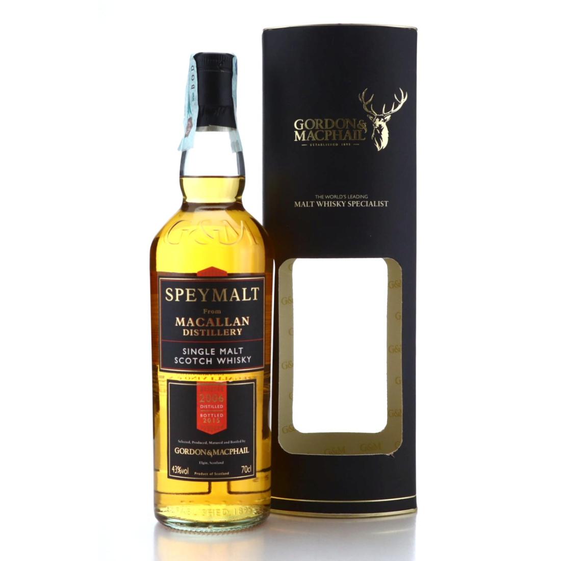 Macallan Speymalt 9 Year Old, Sherry Cask, 2006, Gordon & MacPhail, 43% whisky bottle