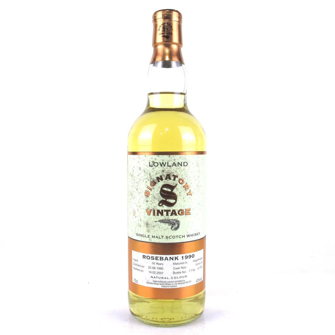 Rosebank 1990 Gordon and MacPhail Rare Old Lot RO/14/02 Whisky