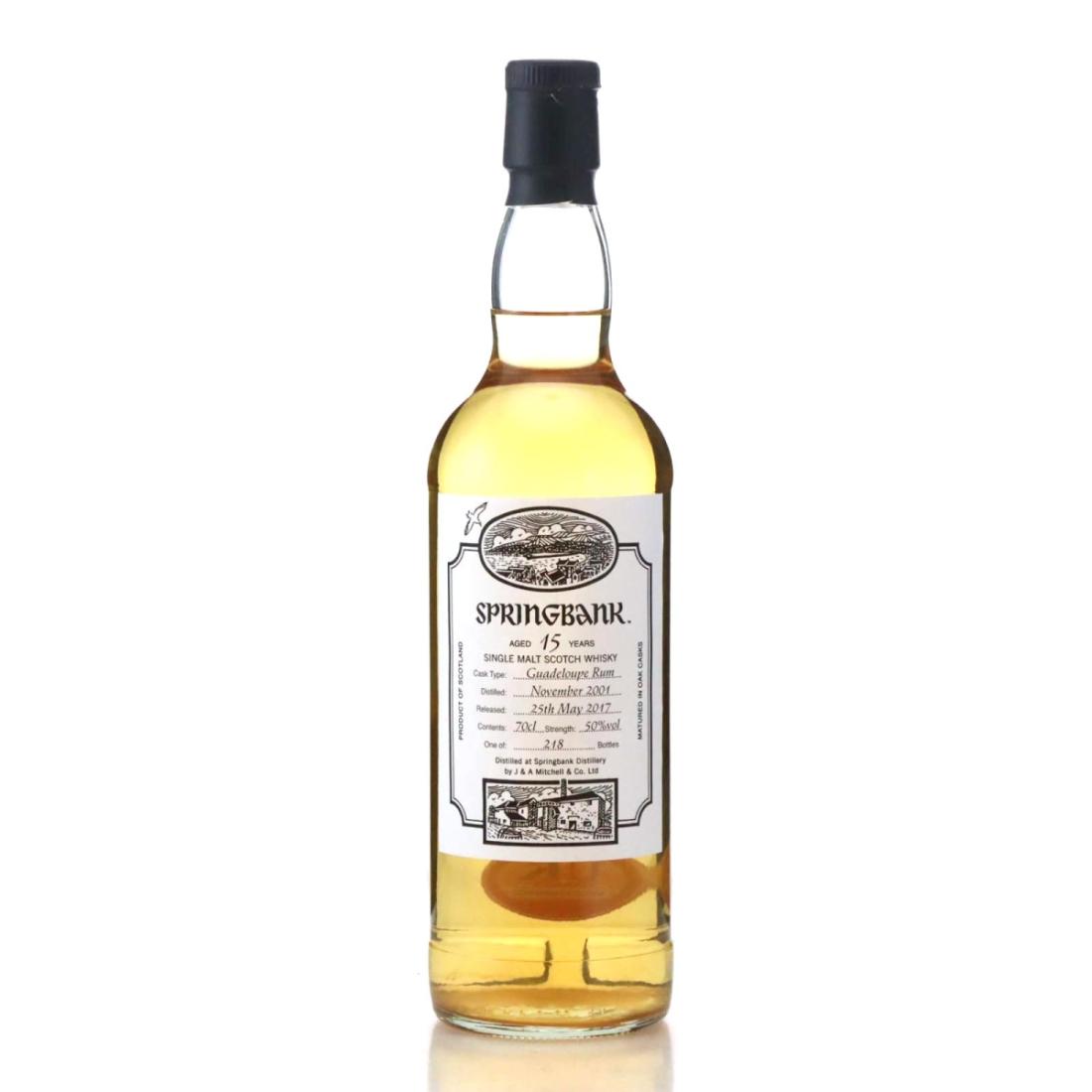 Springbank 2001 Guadeloupe Rum 15
