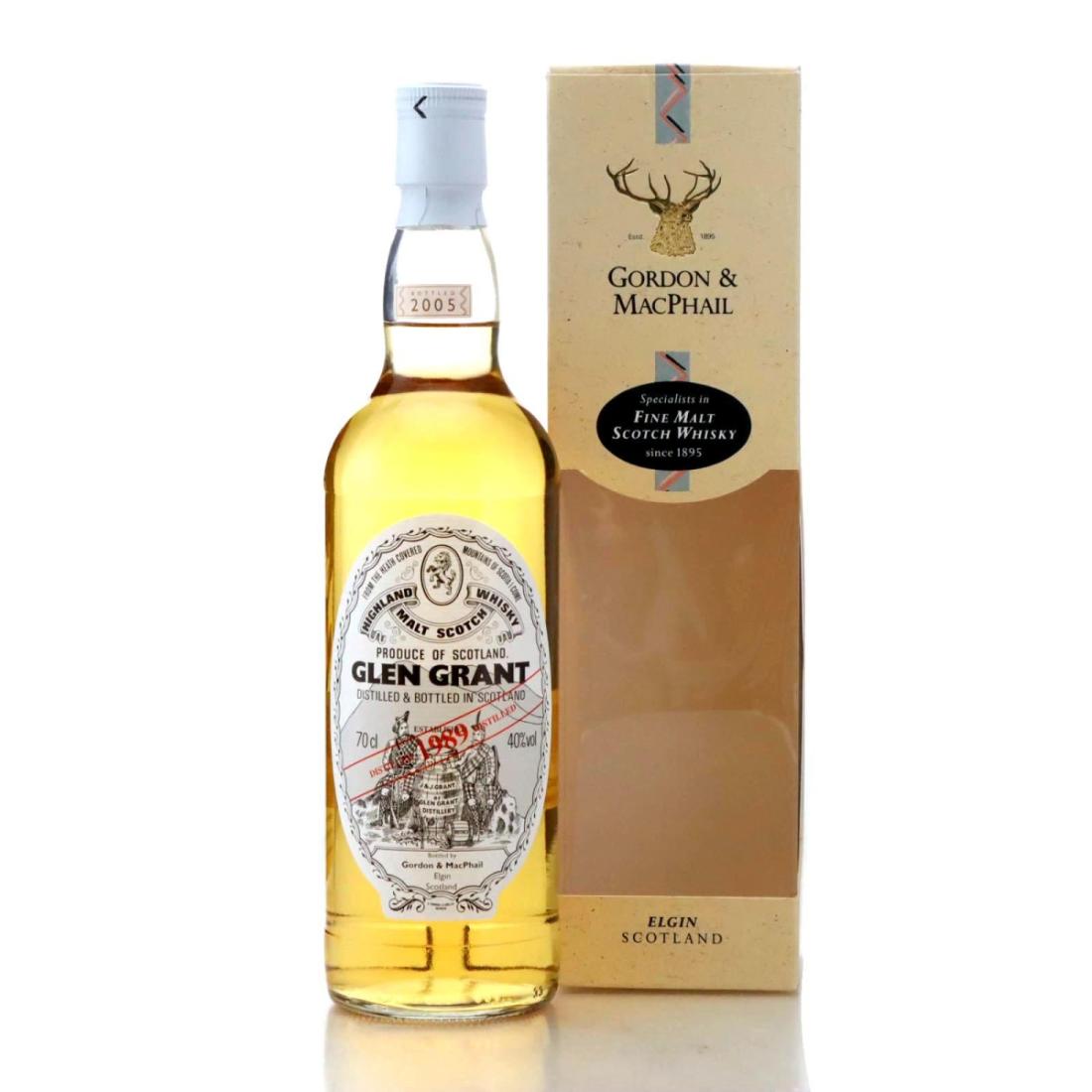 Glen Grant 16 Year Old, 1989, Gordon & MacPhail, 40% whisky bottle