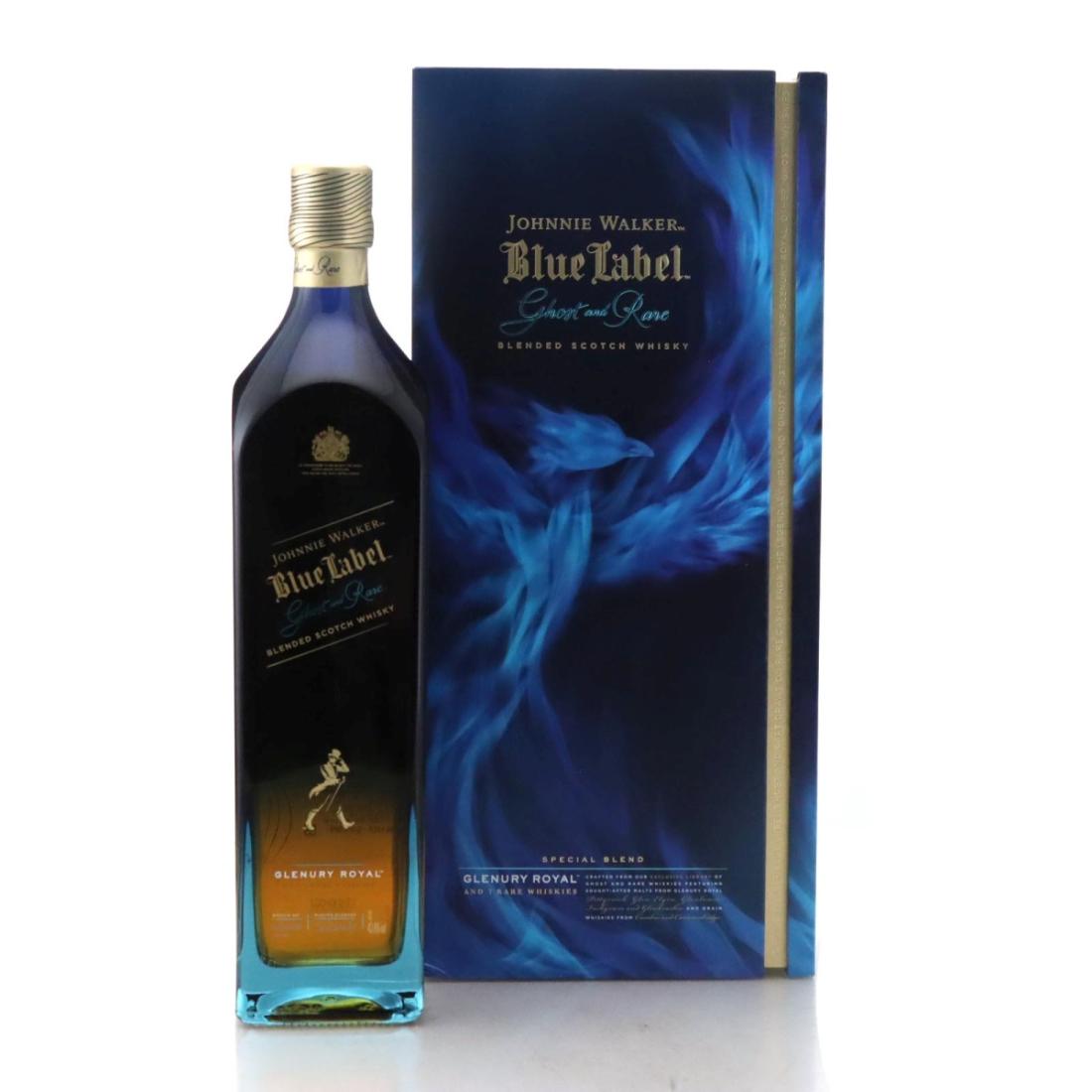 Johnnie Walker Blue Label Ghost and Rare 3rd Edition 1 Litre Glenury Royal
