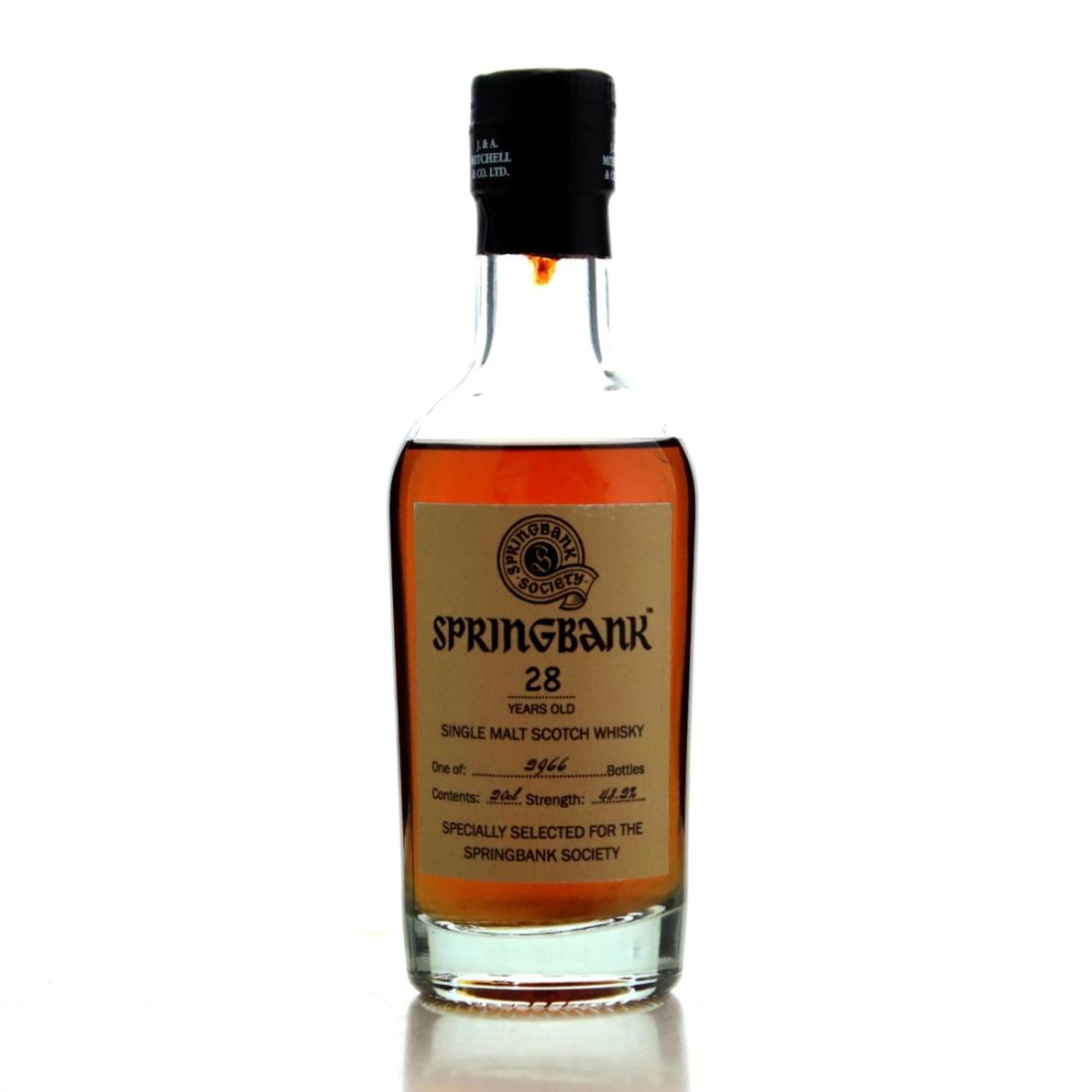 Image for Springbank Society 28 Year Old