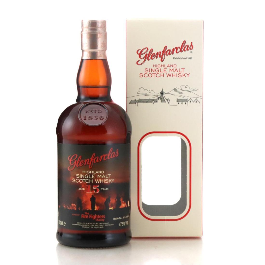 Glenfarclas 15 Year Old Fire Fighters Charity