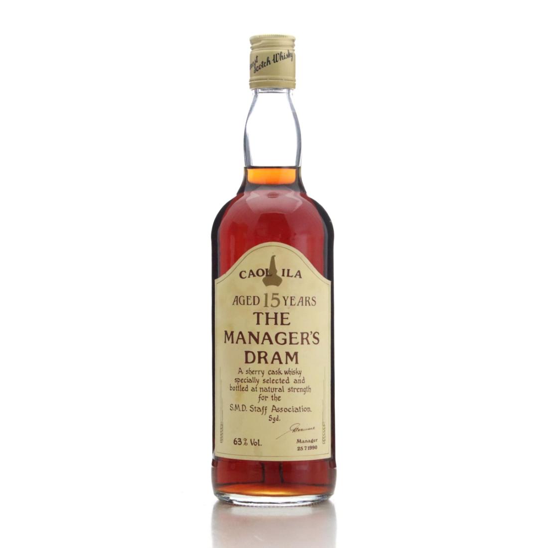 Caol Ila The Managers Dram 15 Year Old