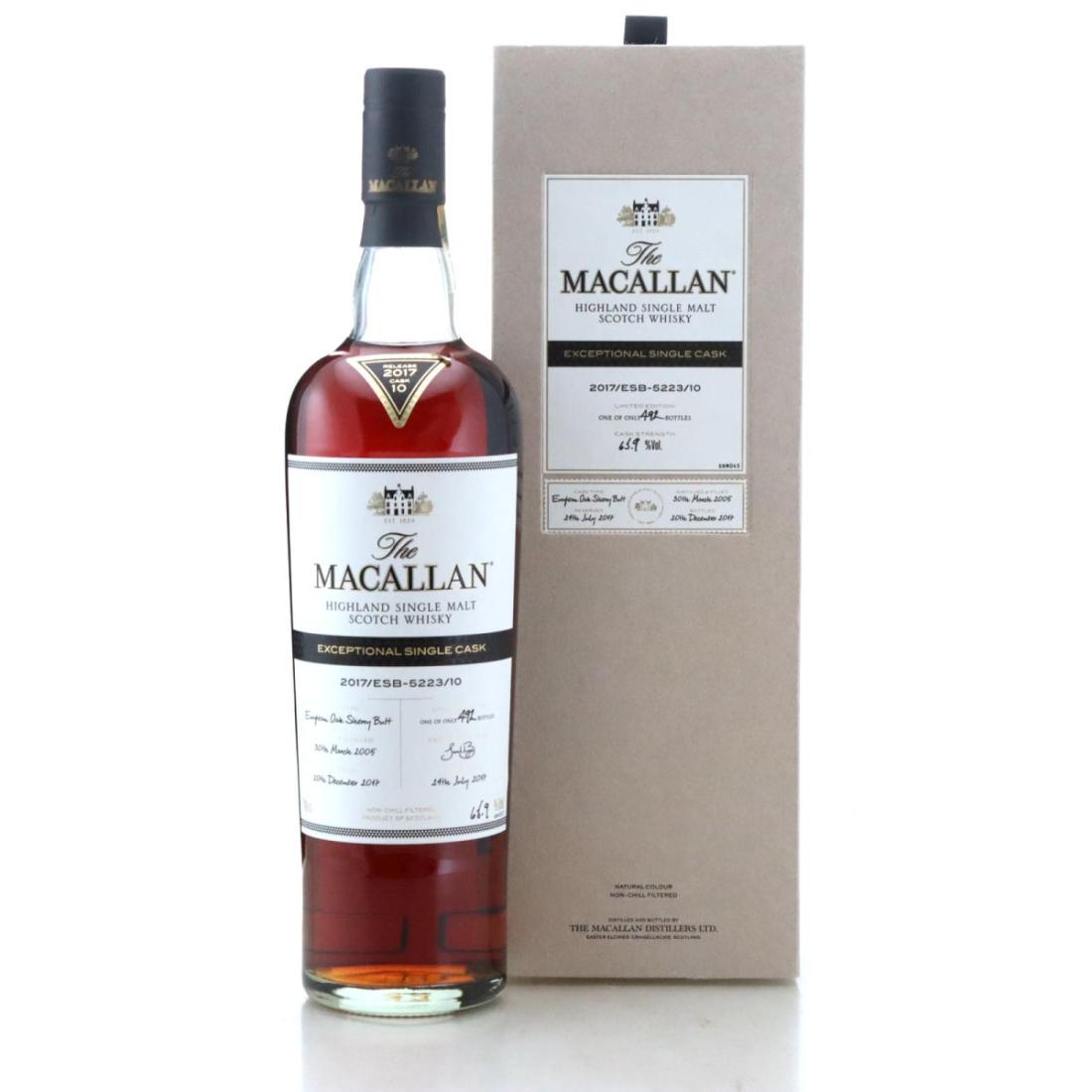 Macallan 2005 Exceptional Single Cask 2017ESB522310