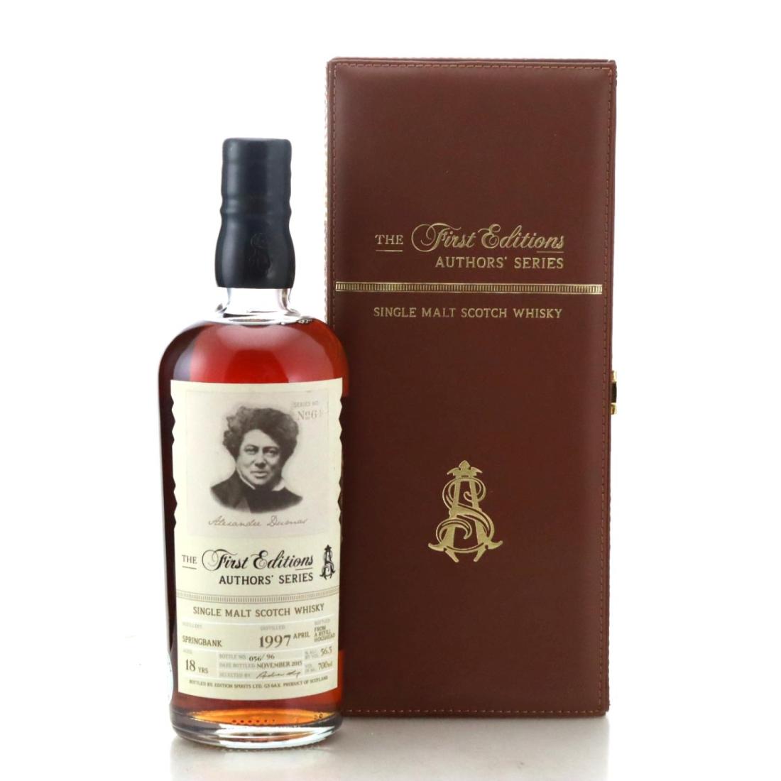 Springbank 1997 The First Editions 18 Authors Series No 6 Alexandre Dumas