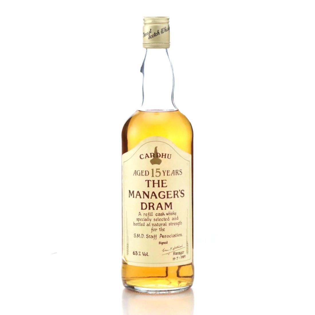 Cardhu The Managers Dram 15