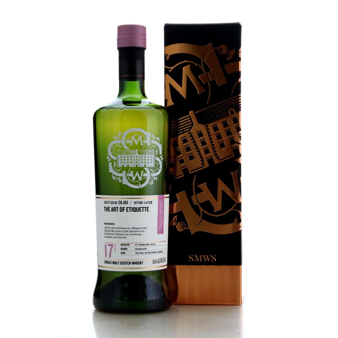 Clynelish 2004 SMWS 17 Year Old 26.183 - The art of etiquette
