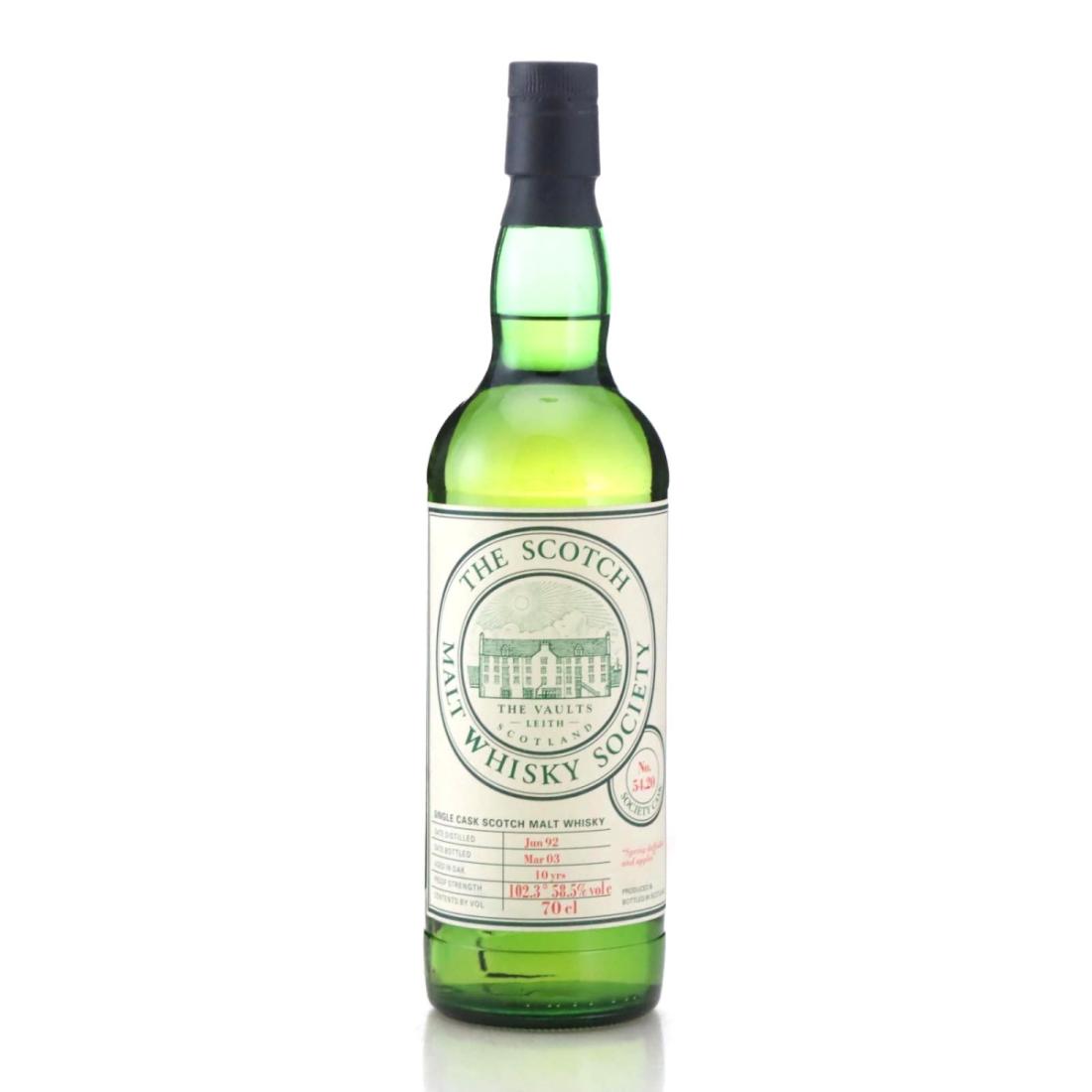 Aberlour 1992 SMWS 10 Year Old 5420 Spring daffodils and apples