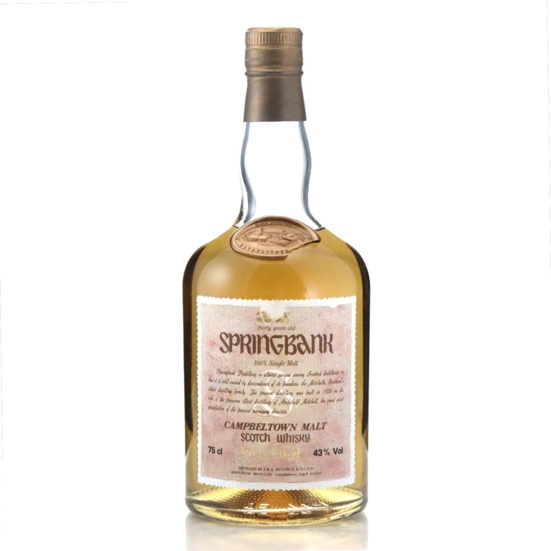 Springbank 30 Hedley G Wright
