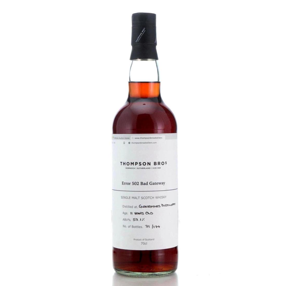Glenrothes 2011 Thompson Bros 11 Year Old Error 502 Bad Gateway