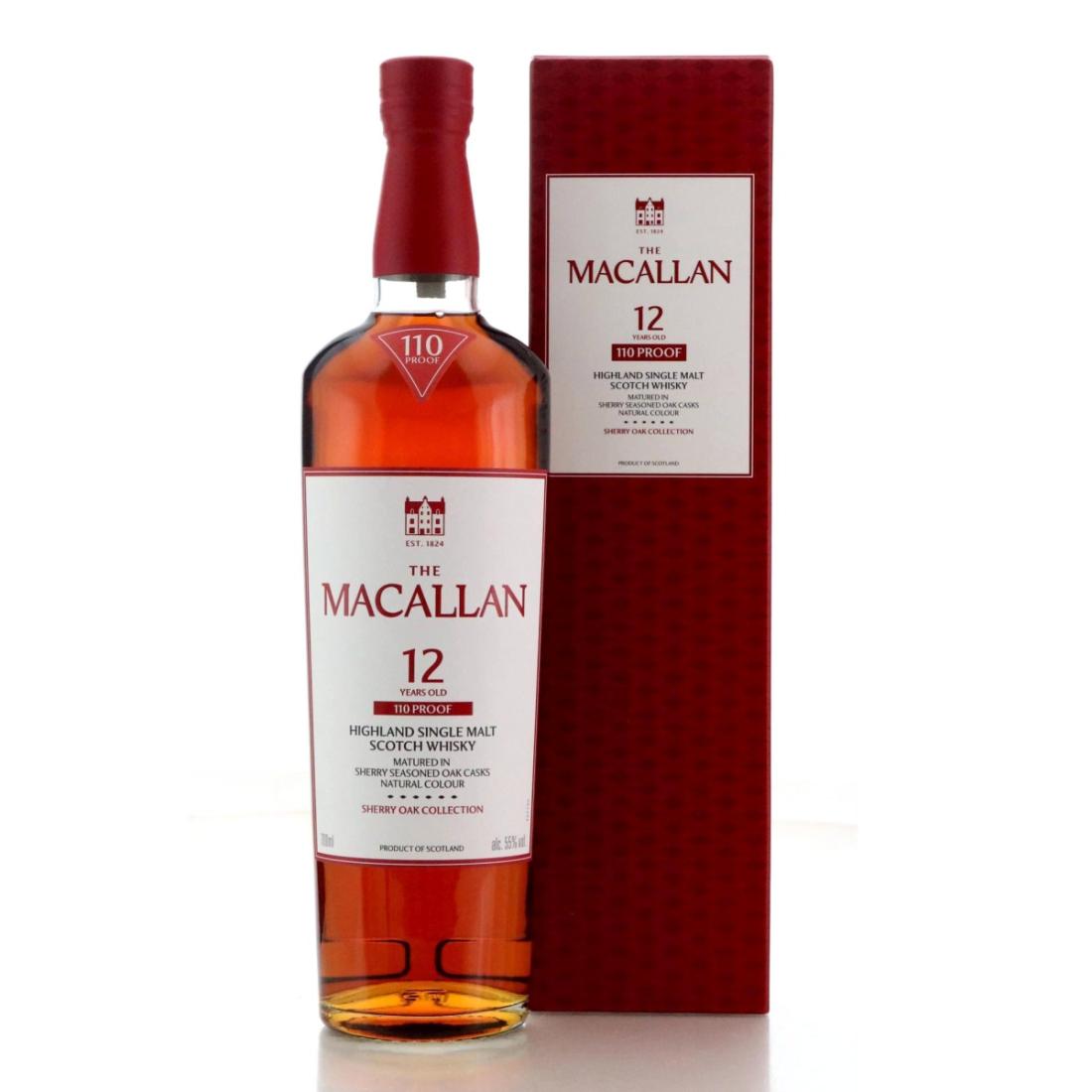Macallan 12 Sherry Oak Collection 110 Proof