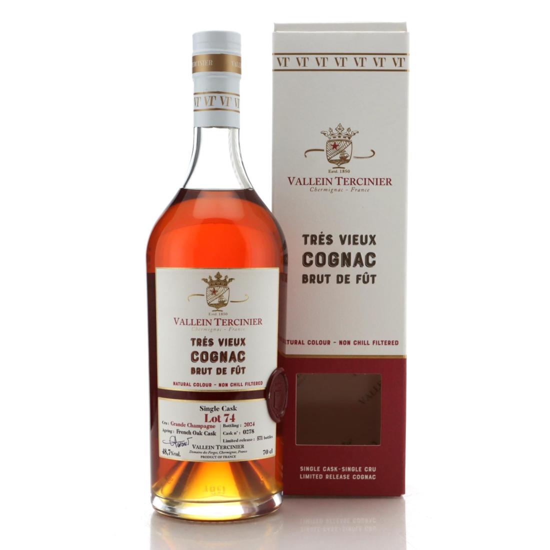 Valleintercinier Lot 74 Brut De Ft Grande Champagne Cognac