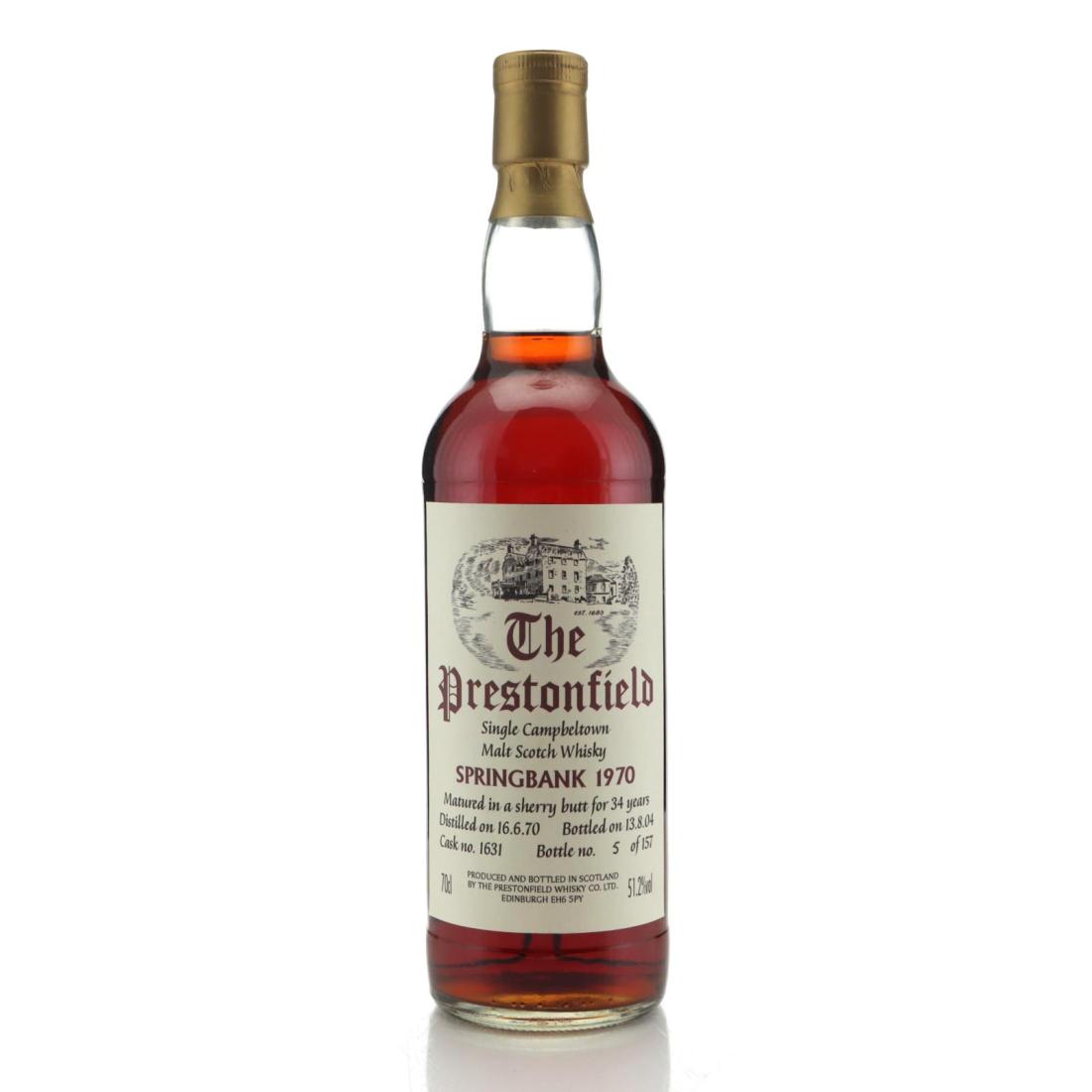 Springbank 1970 The Prestonfield 34