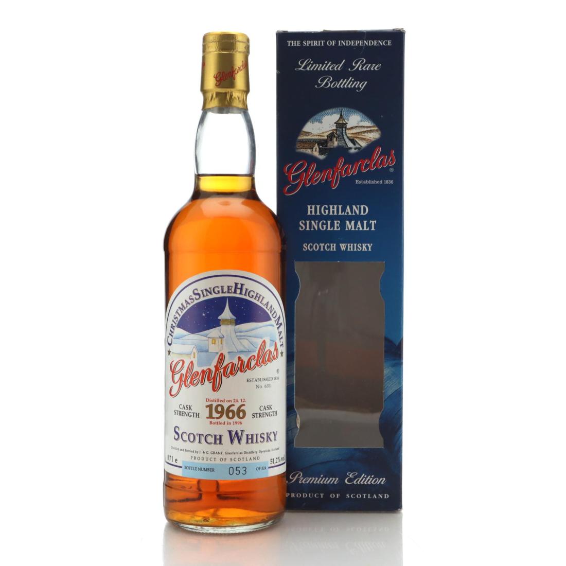 Glenfarclas Christmas Edition 29 Year Old, Sherry Cask, Cask #6551, 1996, 51.2% whisky bottle