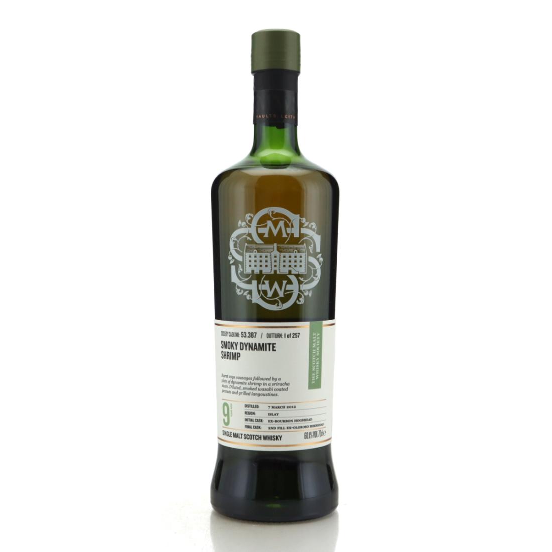 Caol Ila 2012 9 Year Old SMWS 53 387 Smoky Dynamite Shrimp