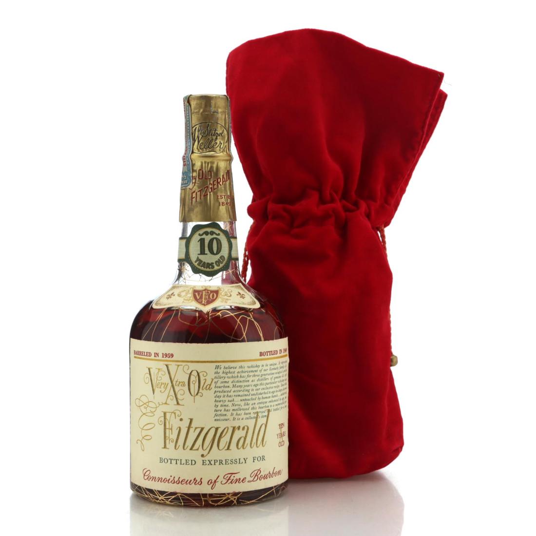 Old Fitzgerald Very Xtra Old Fitzgerald 1959 Bottled in Bond 10 Year Old, New Charred Oak Cask, 1969, 45% whisky bottle