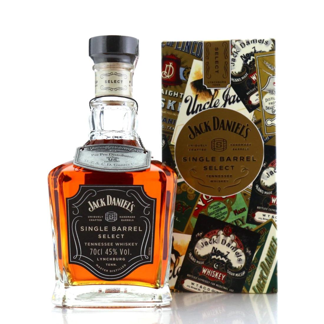 Jack Daniel's Single Barrel Select 2019, New Charred Oak Cask, Cask #18-0487, 2019, 45% whisky bottle