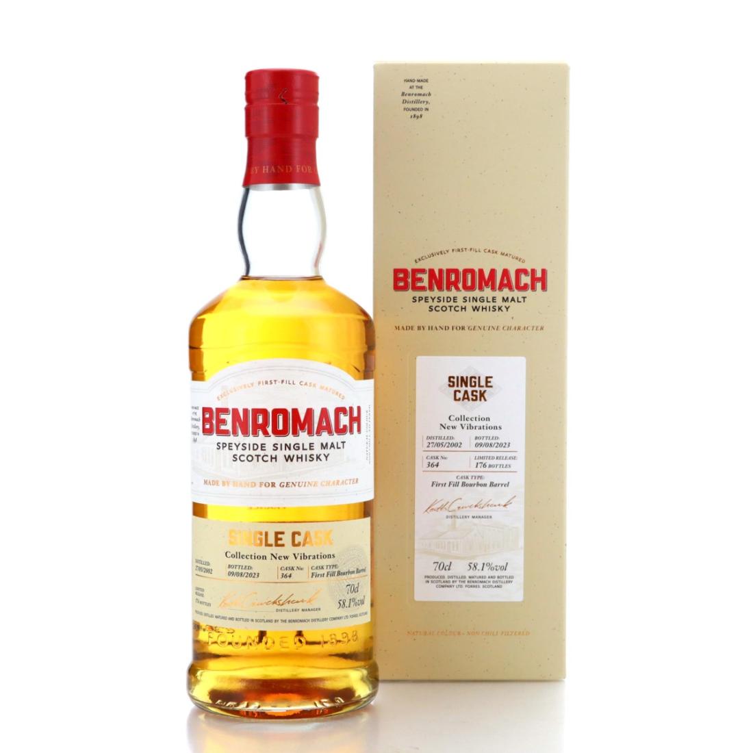 Benromach 2002 Single Cask Collection New Vibrations