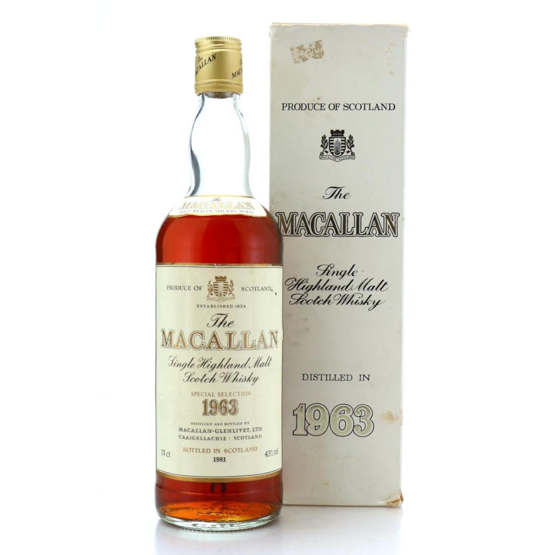Macallan 1963 Special Selection