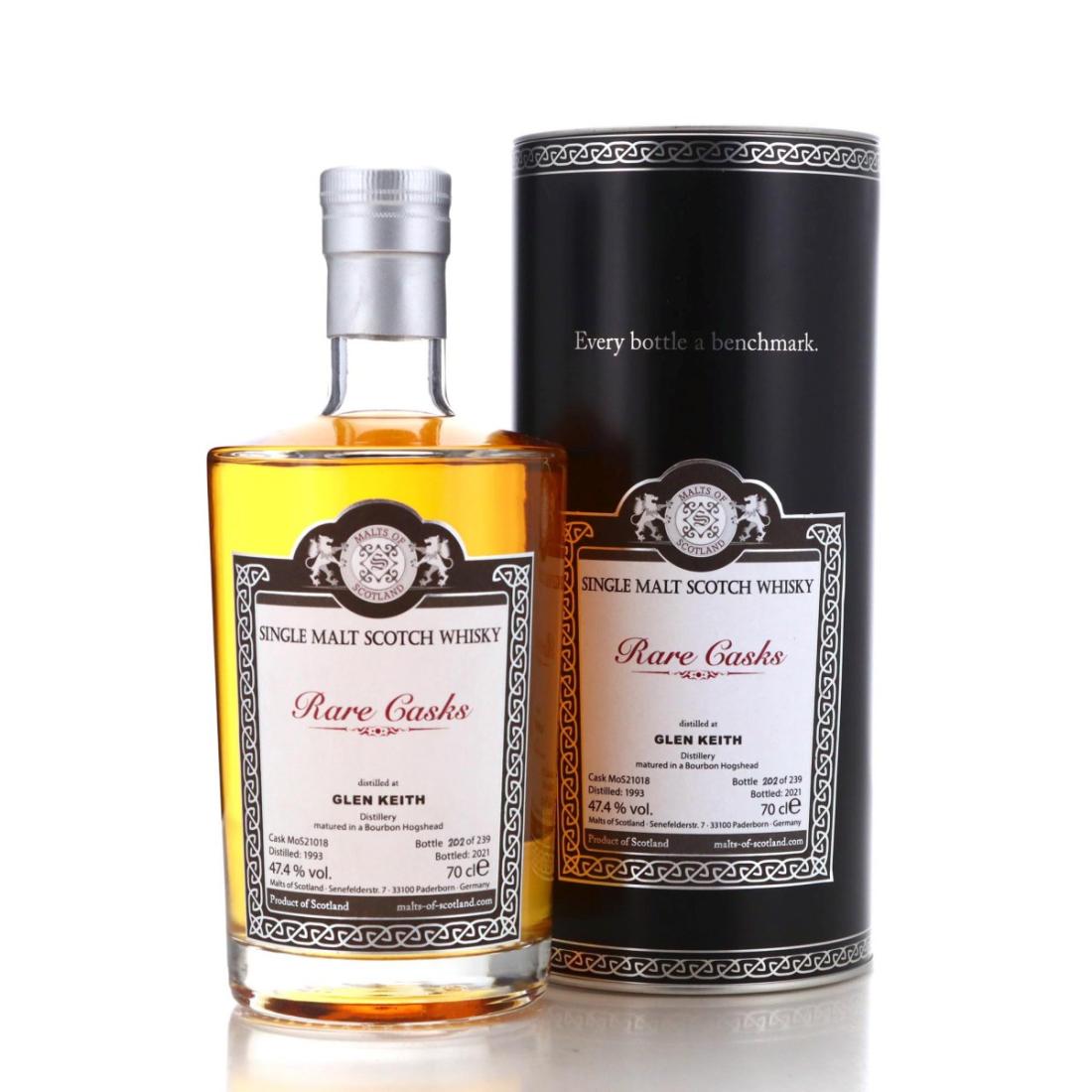 Glen Keith 1993 Malts of Scotland Rare Cask