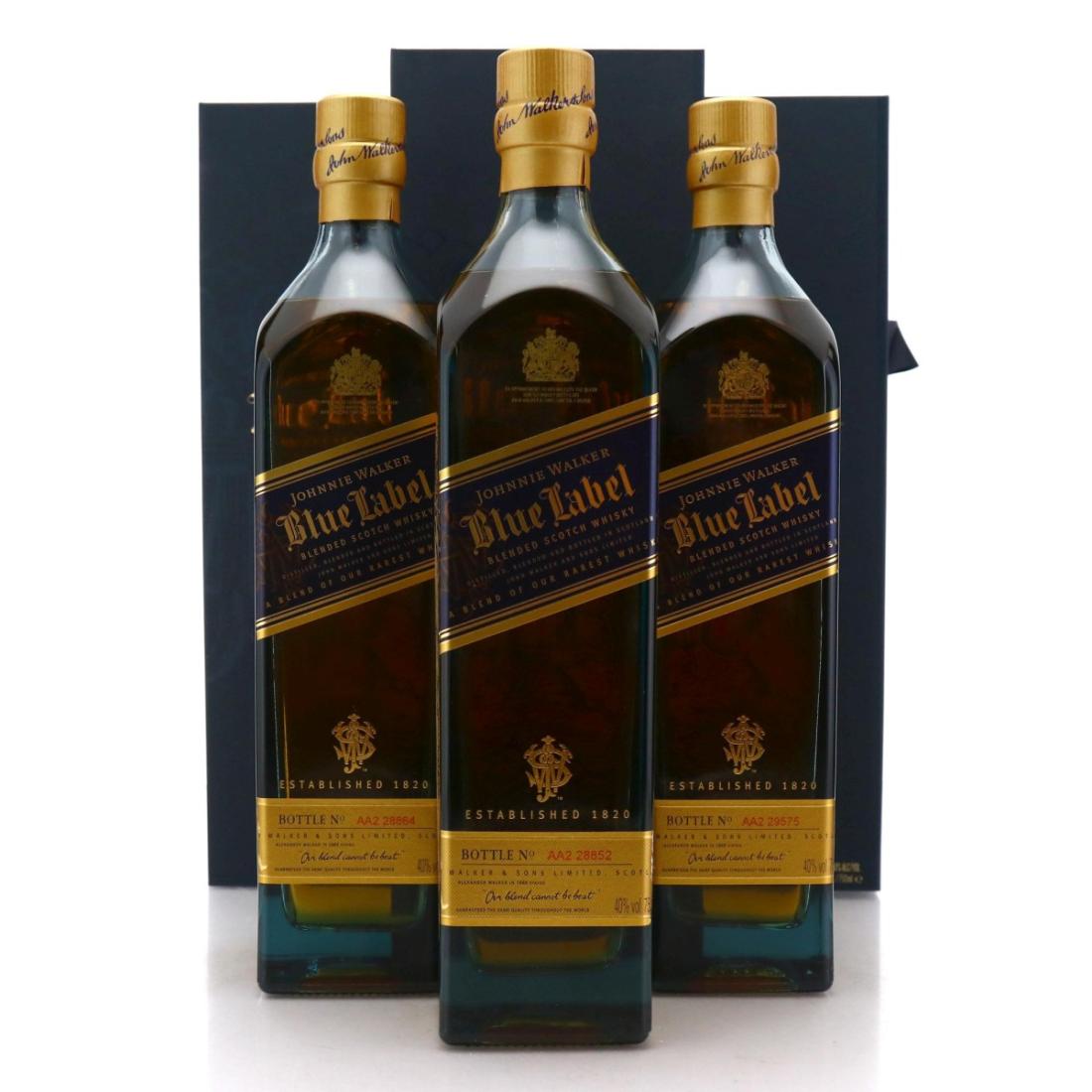 Johnnie Walker Blue Label Gods Collection x 3