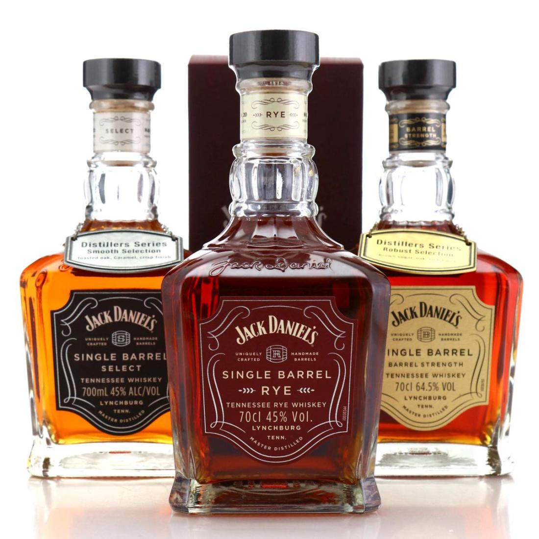 Jack Daniels Single Barrel Distillers Series Collection Australia Wooden Caddy