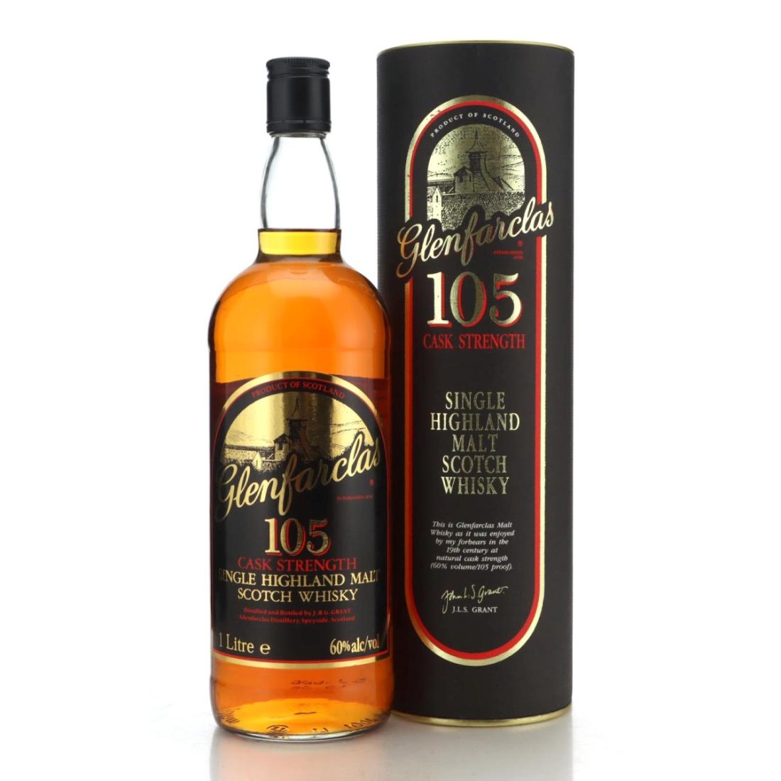 Glenfarclas 105 Cask Strength, Sherry Cask & Bourbon Cask, 1989, 60% whisky bottle