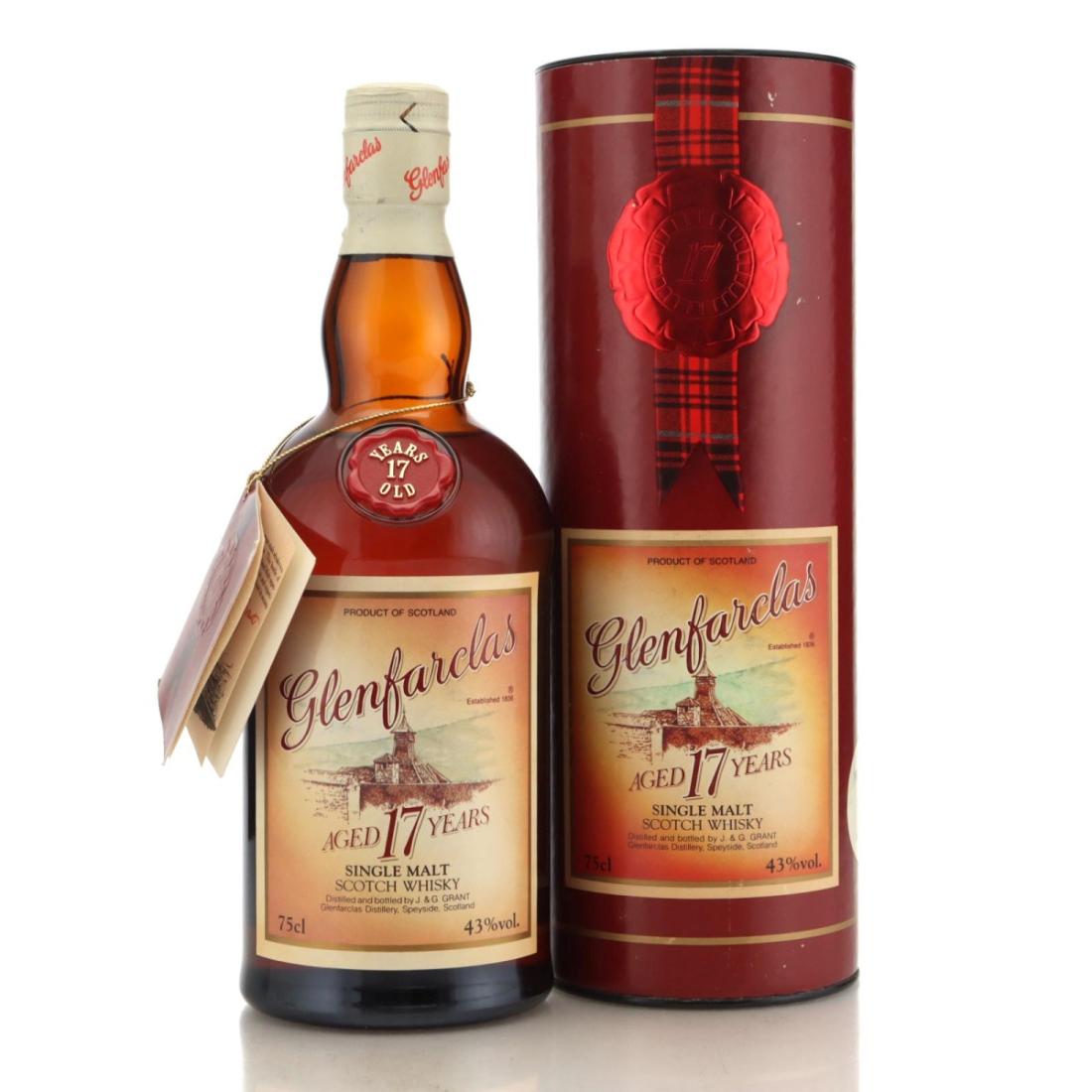Glenfarclas 17 Year Old, Sherry Cask, 43%, 75cl whisky bottle
