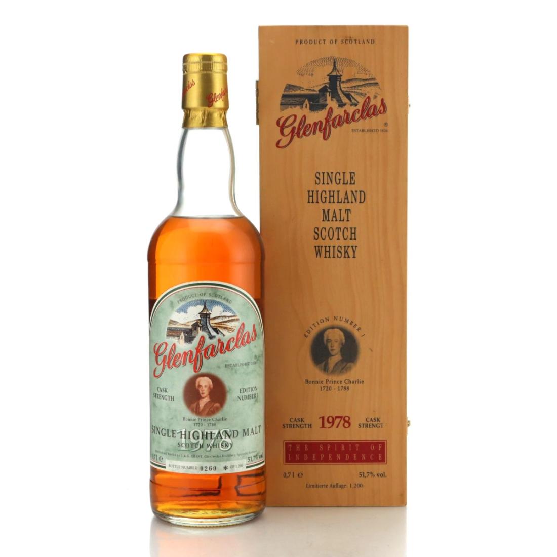 Glenfarclas 1978 The Famous Scots Edition No1 Bonnie Prince Charlie